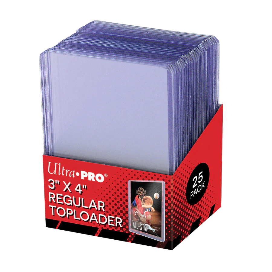 3" x 4" Clear Regular Toploaders (25ct) for Standard Size Cards