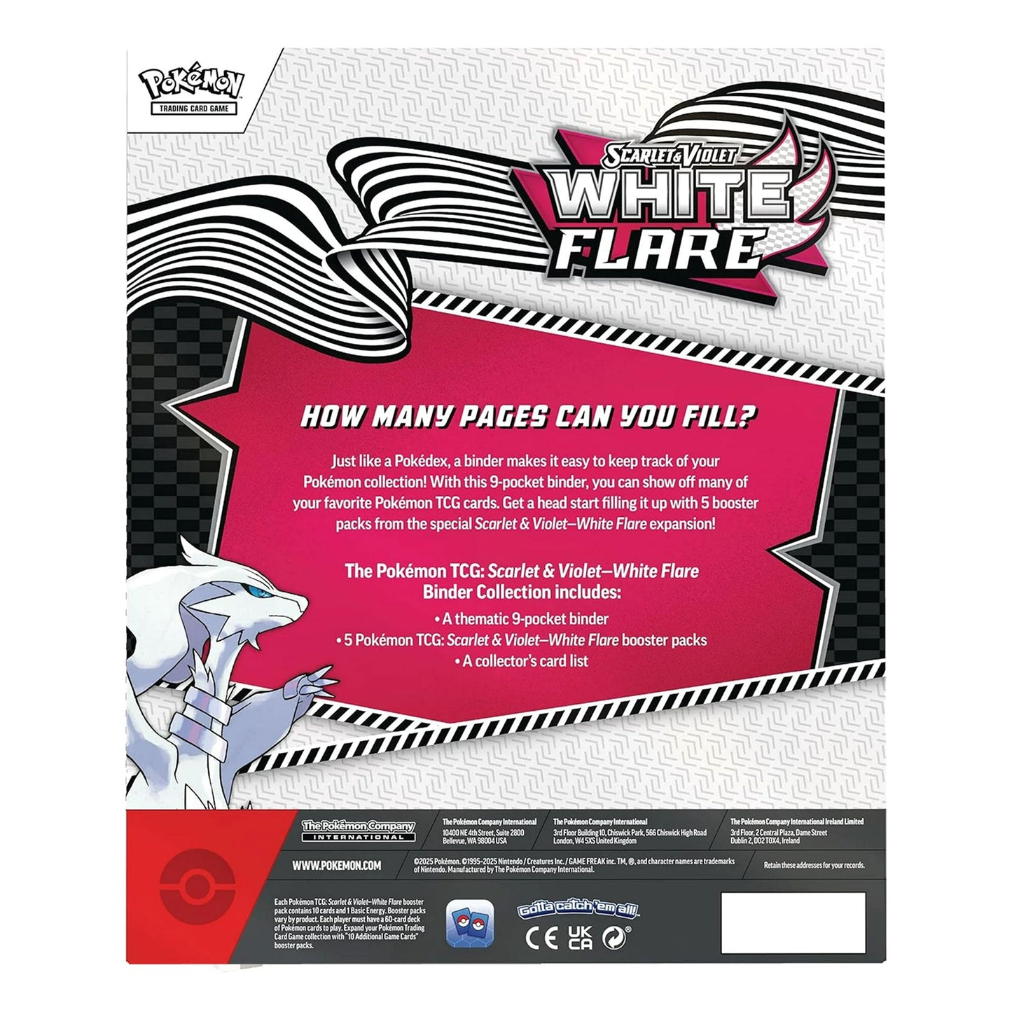 Pokémon TCG: White Flare Binder Collection