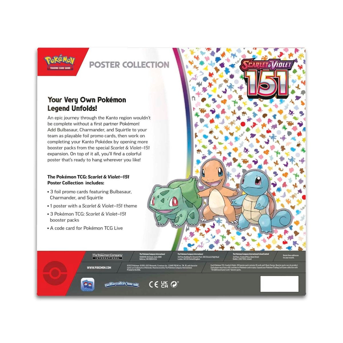 pokemon 151 booster bundle card list Pokémon TCG: Scarlet & Violet-151 Poster Collection – Thunder Badge Trainer