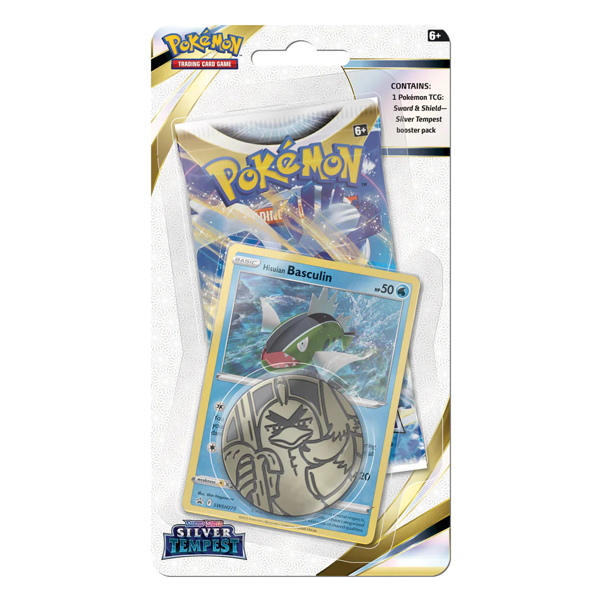 Pokemon TCG: Silver Tempest Single Pack Blister [Basculin/Cranidos]