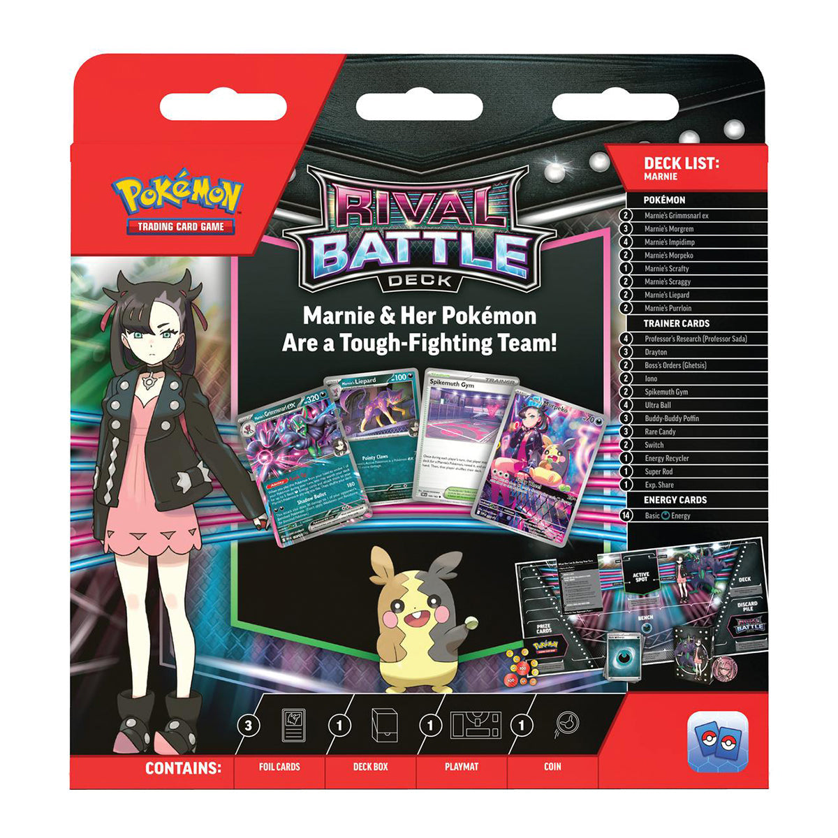 Pokémon TCG: Rival Battle Deck Marnie or Steven