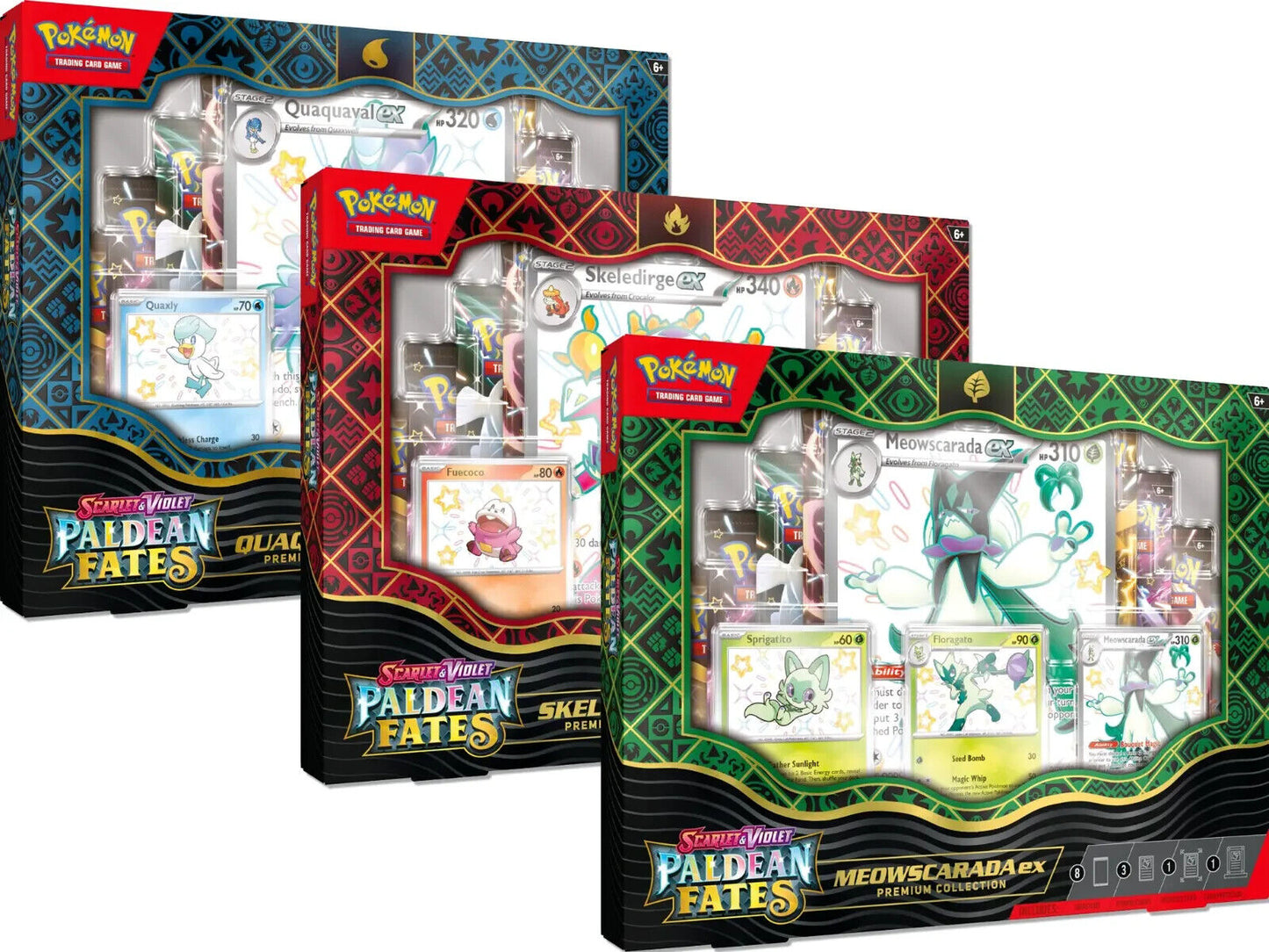 Pokémon TCG: Scarlet & Violet-Paldean Fates Skeledirge ex Premium Collection