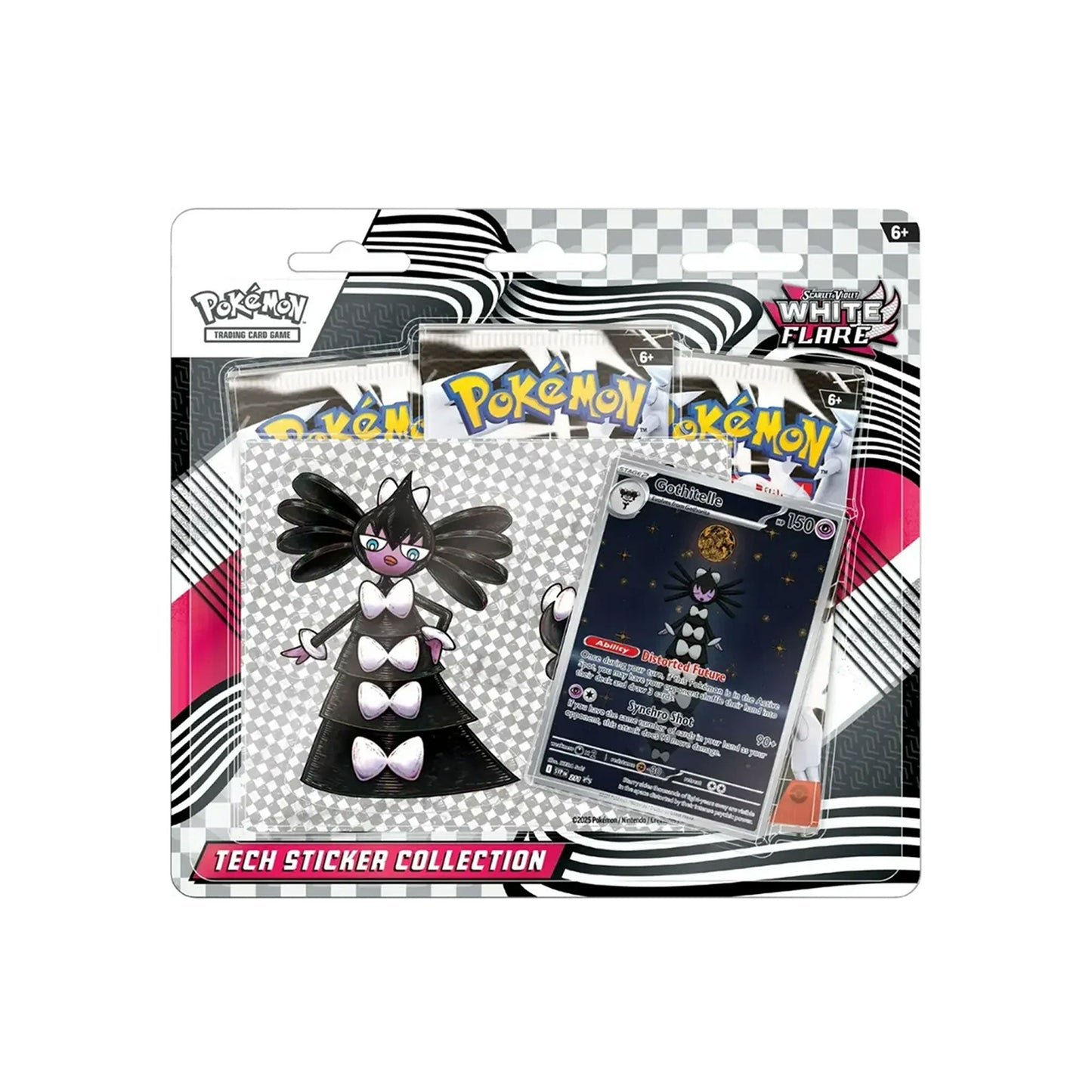 [Pre-order] Pokémon TCG: White Flare 3 Pack Tech Sticker Collection